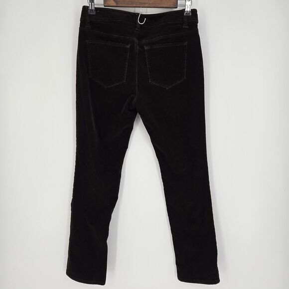 Ann Taylor Brown Corduroy Straight Leg Pant 4 Petite - Picture 4 of 5